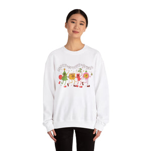 Merry & Groovy & Bright Holiday Sweatshirt