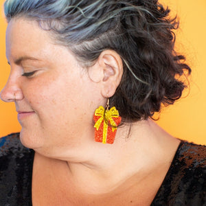 Stay in the Present Holiday Earrings