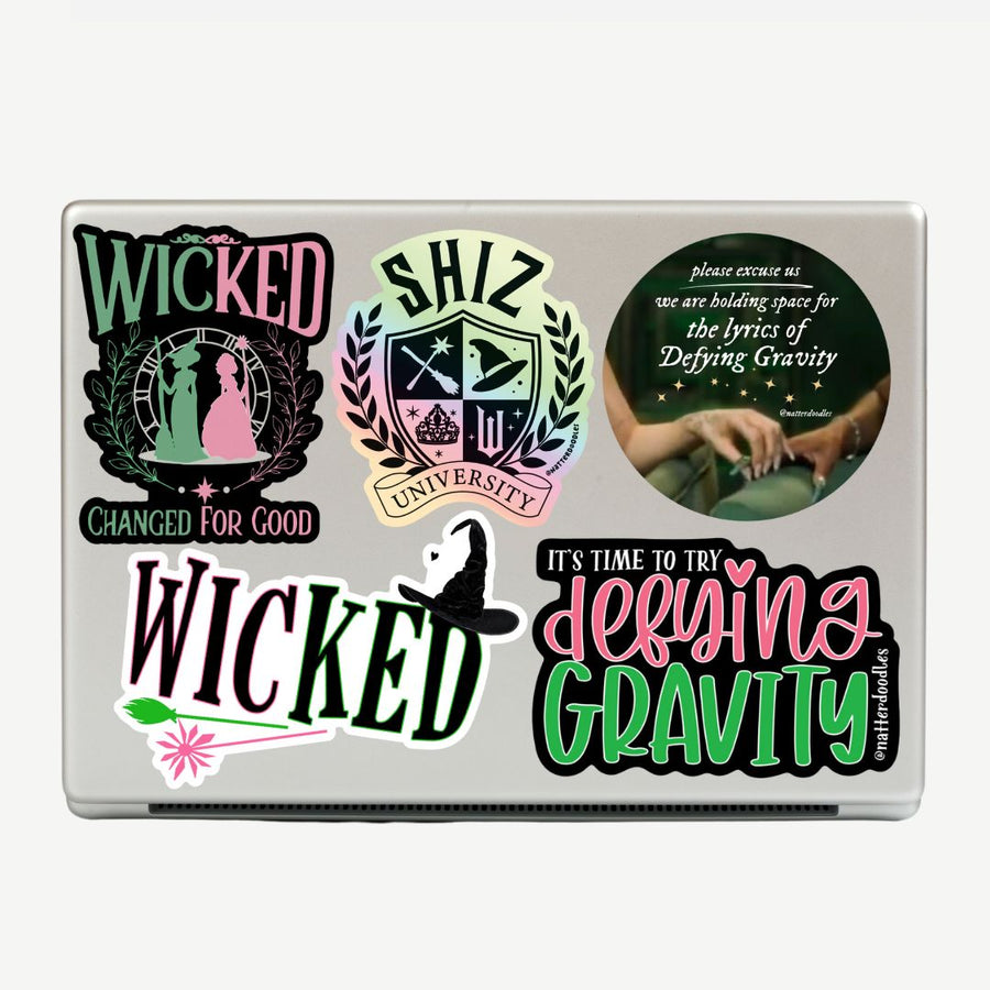 Holding Space for the Lyrics of Defying Gravity Sticker