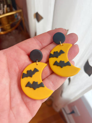 Moon-ster Mash Halloween Earrings