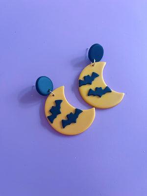 Moon-ster Mash Halloween Earrings