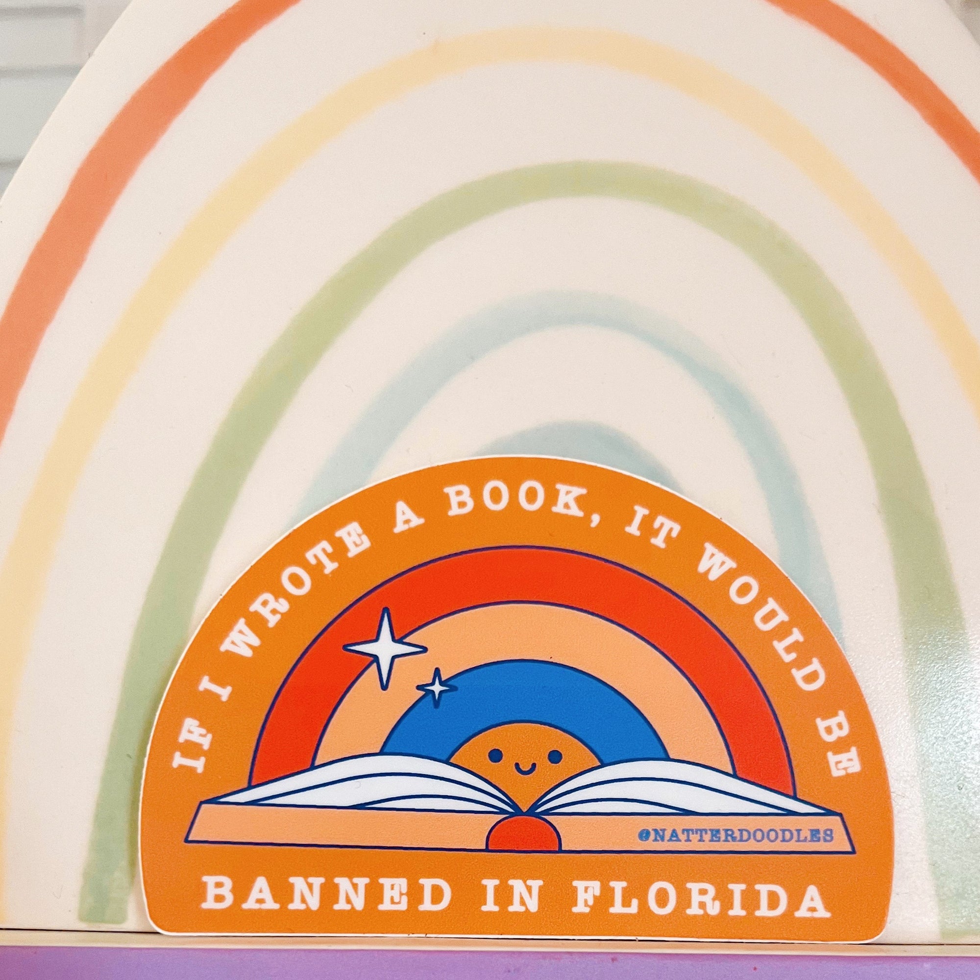If I Wrote a Book It Would Be Banned in Florida Sticker
