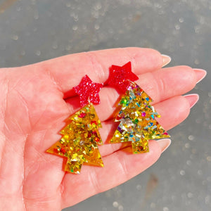 Tree-Mendous Holiday Sparkle Earrings