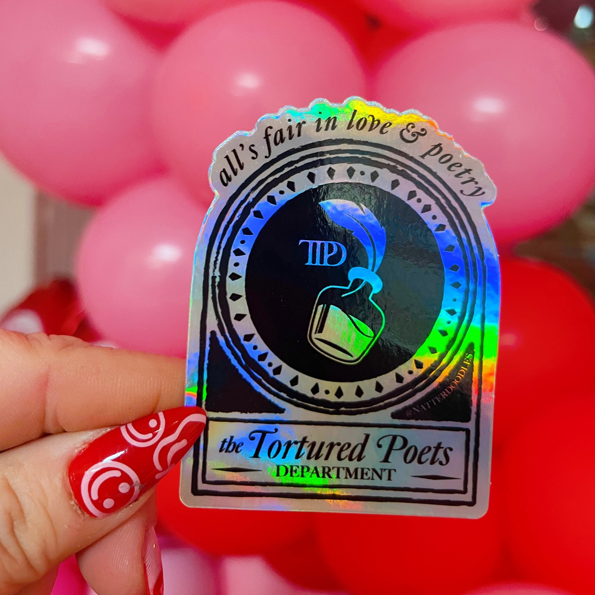 The Tortured Poets Department Sticker