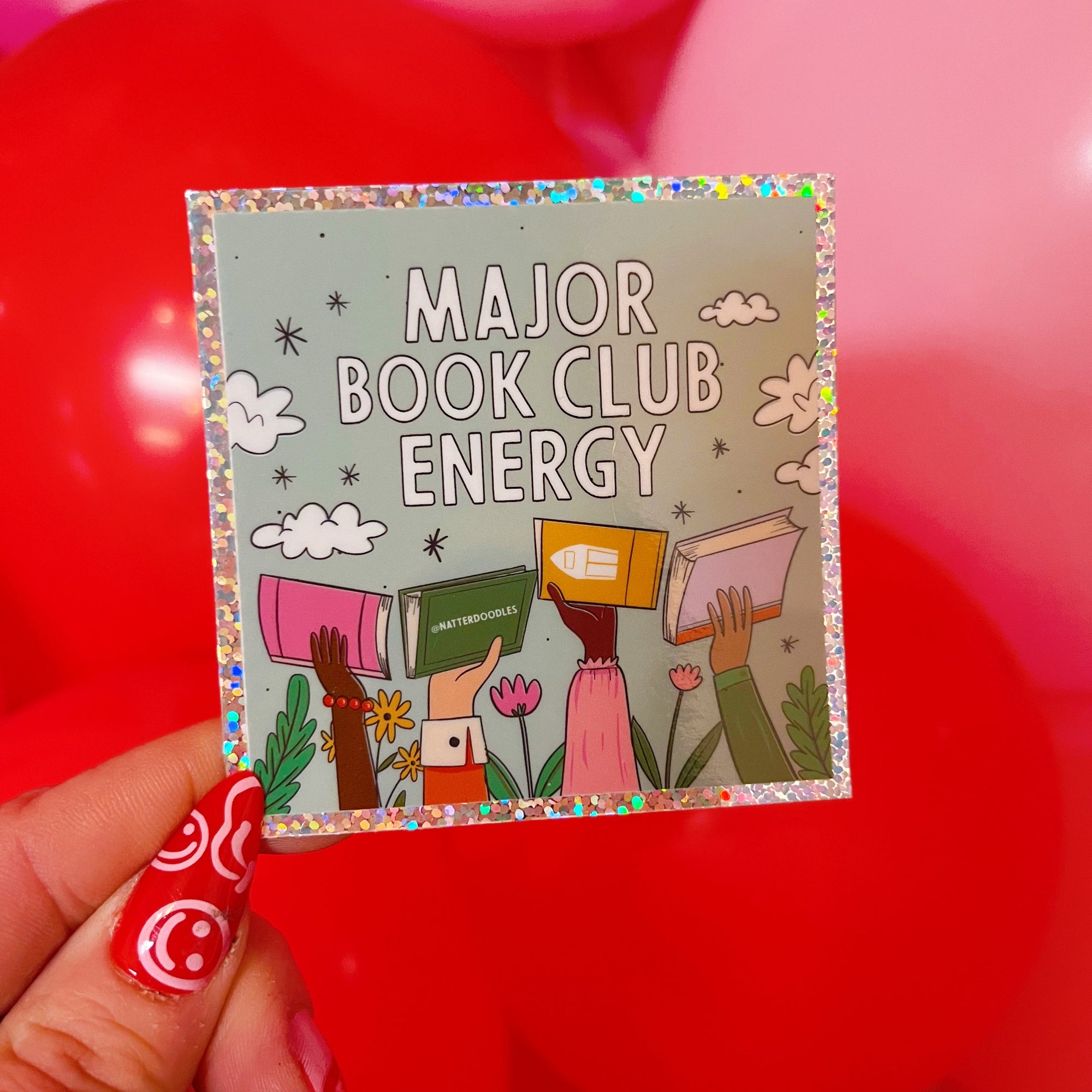 Major Book Club Energy Sticker