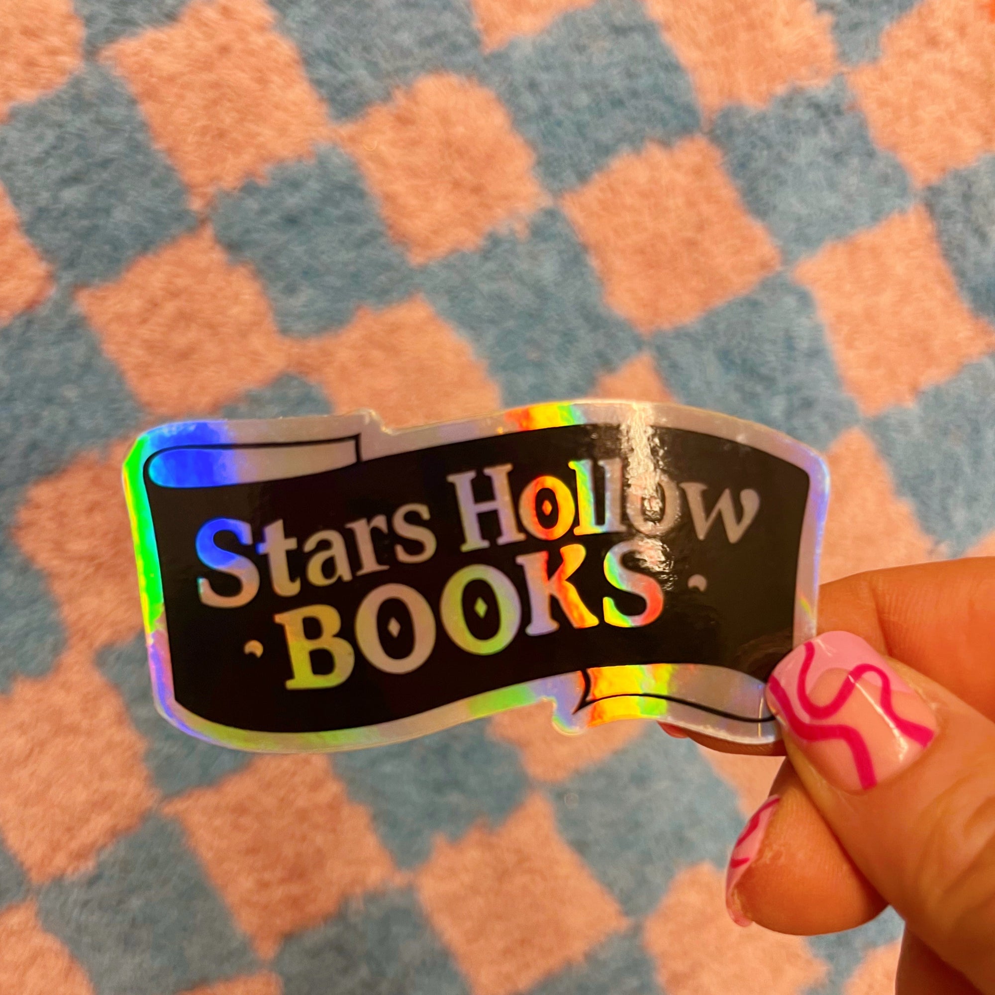 Stars Hollow Books Holographic Sticker