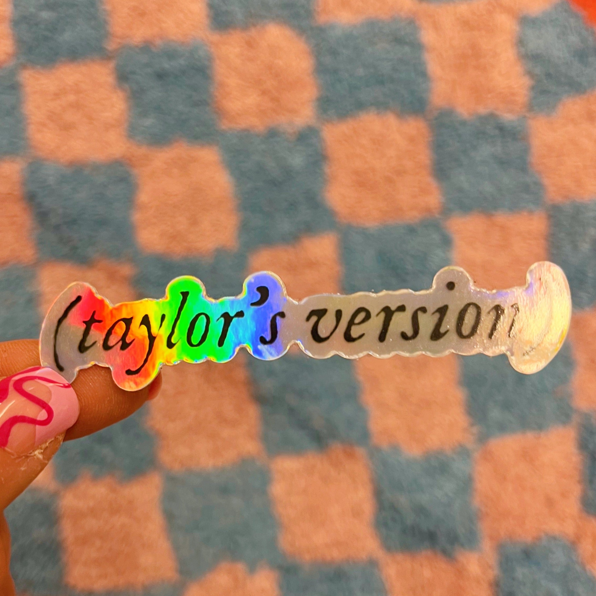 Taylor’s Version Holographic Taylor Swift Sticker