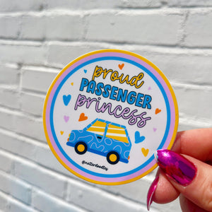 Proud Passenger Princess Sticker