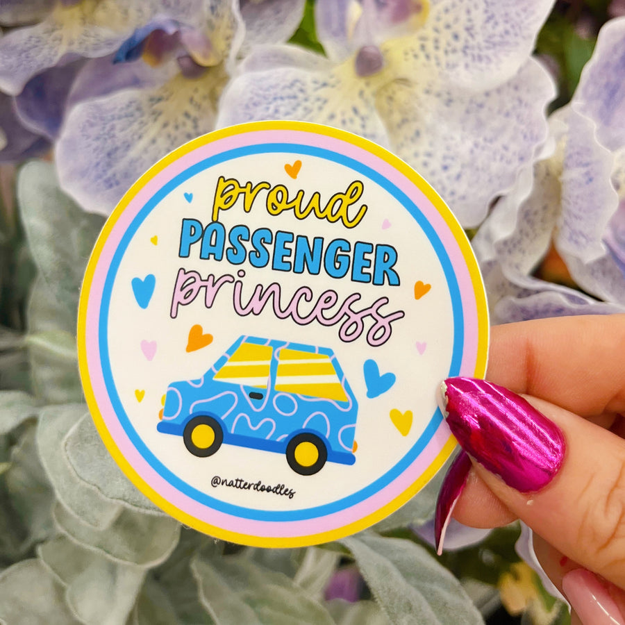 Proud Passenger Princess Sticker