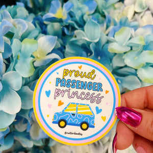 Proud Passenger Princess Sticker