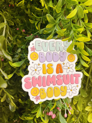 Every Body is a Swimsuit Body Sticker