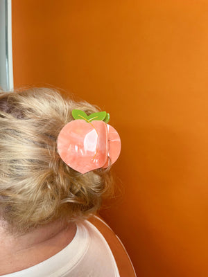 Peachy Keen Hair Claw Clip