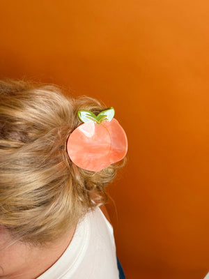 Peachy Keen Hair Claw Clip