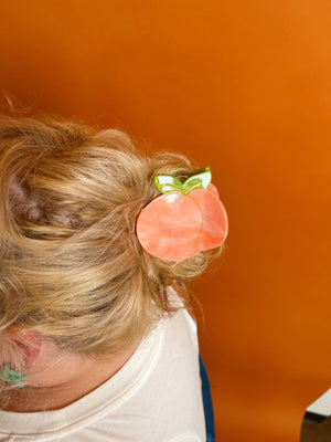 Peachy Keen Hair Claw Clip