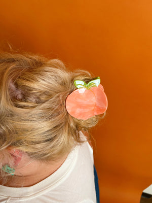 Peachy Keen Hair Claw Clip