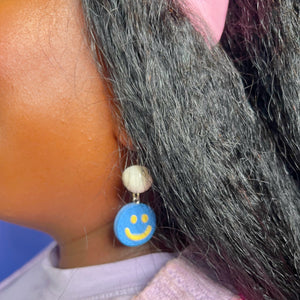 Blue Smiles Smiling At Me Earrings