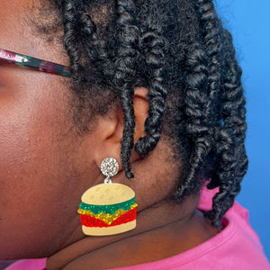 Bob's Burgers Hamburger Earrings