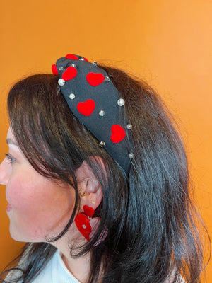 Playing Heart to Get Valentine's Headband