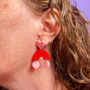 Can't Heartly Wait Valentine's Earrings