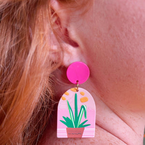 I Wet My Plants Earrings