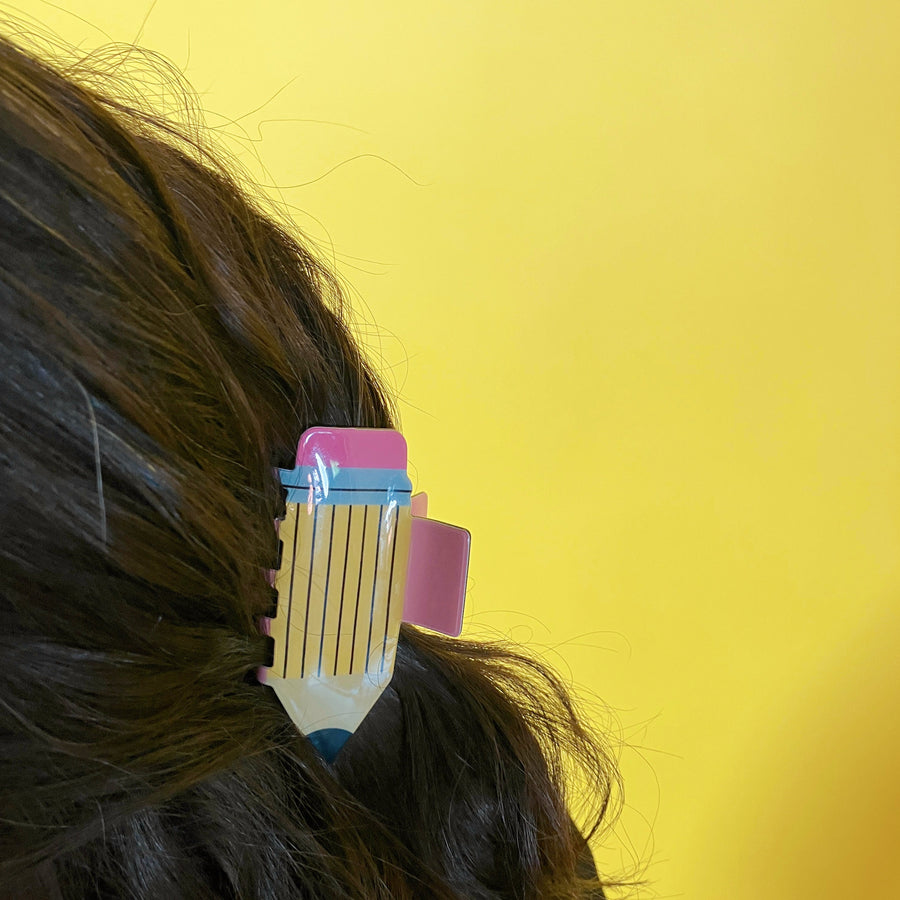 Just Write Hair Claw Clip