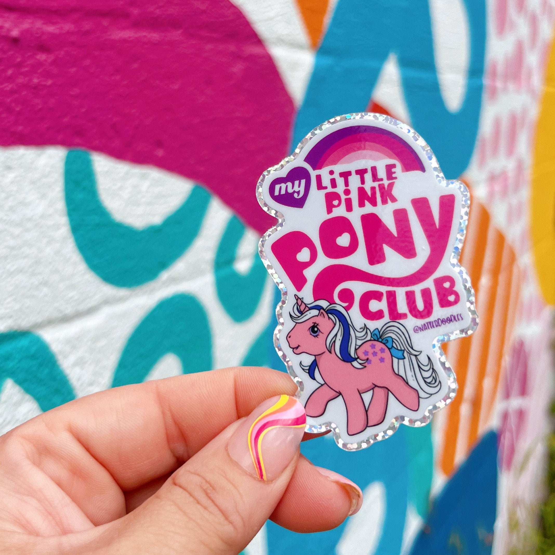 My Little Pink Pony Club Sticker