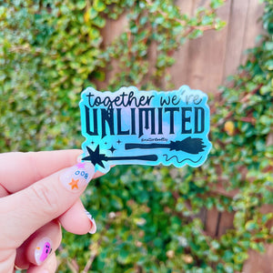 Together We're Unlimited Wicked Sticker