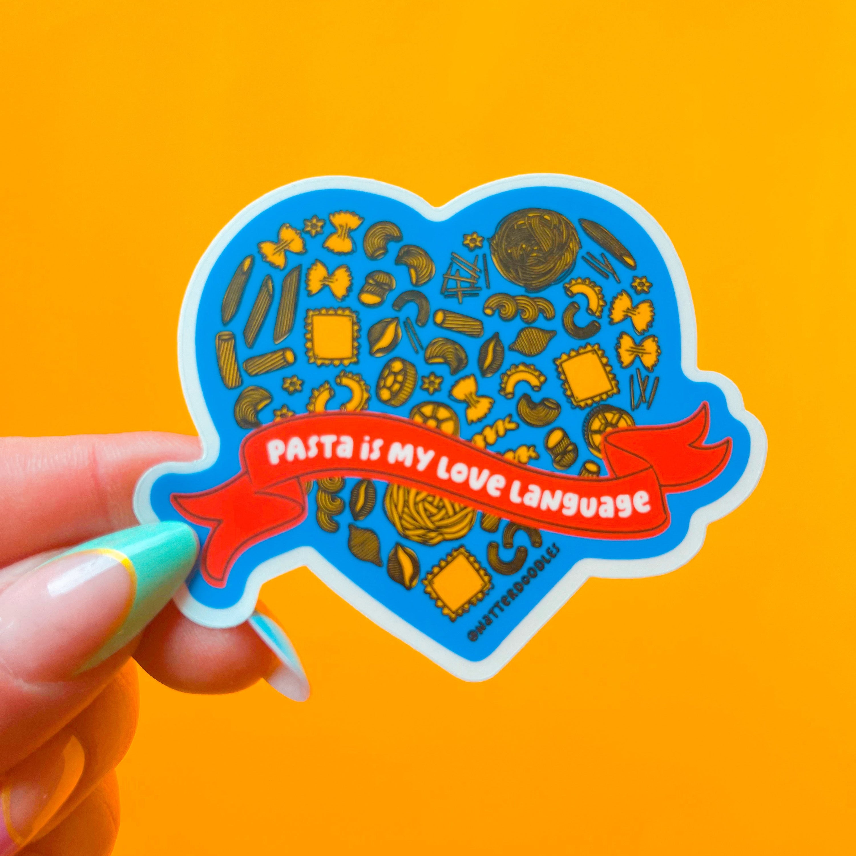 Pasta Is My Love Language Sticker
