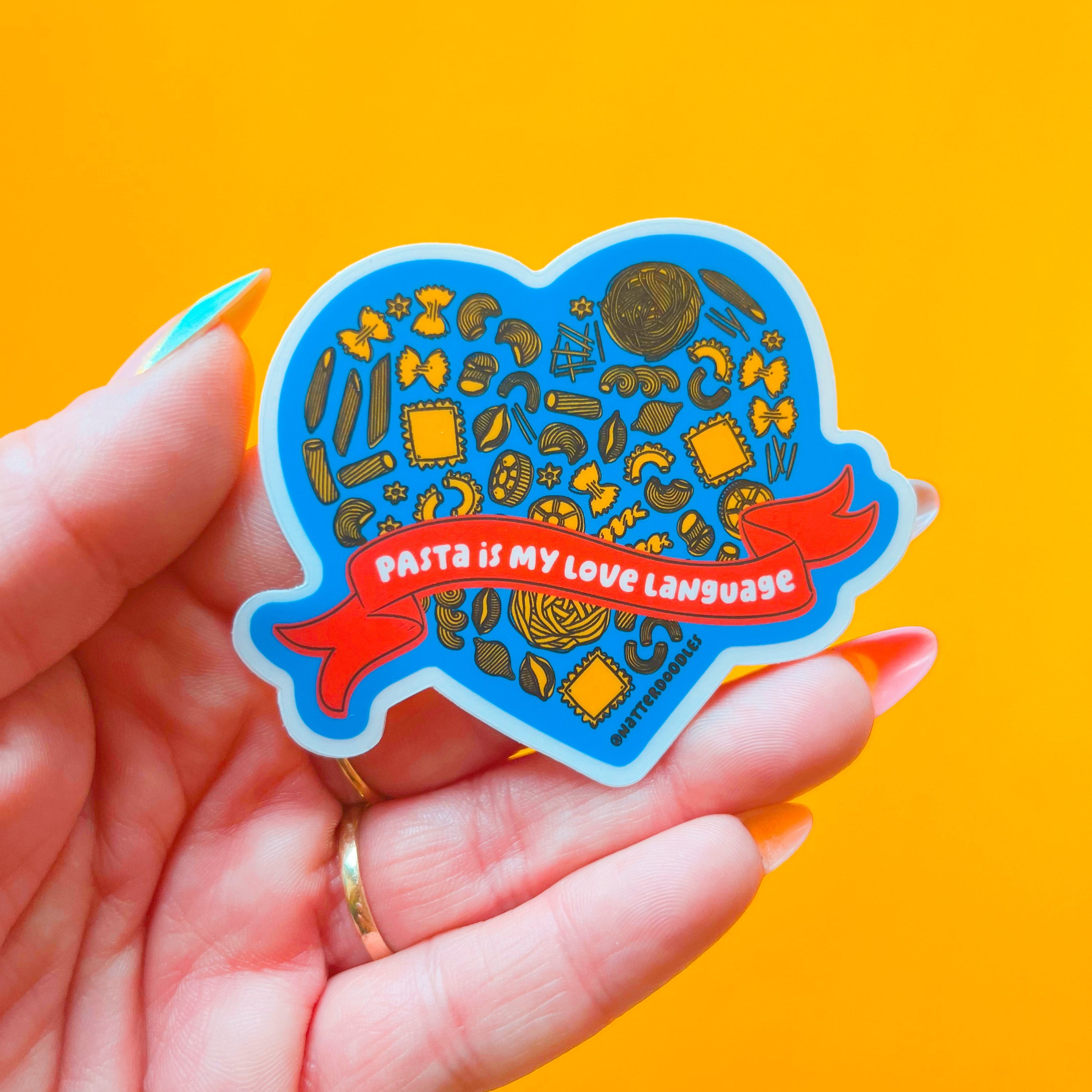 Pasta Is My Love Language Sticker