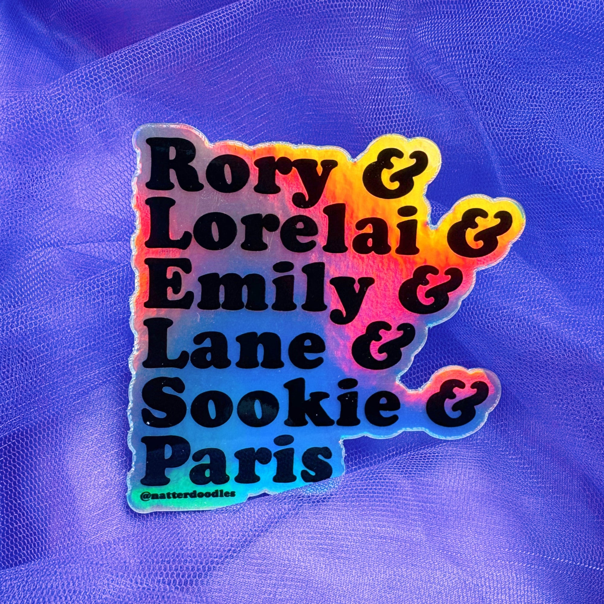 Rory & Lorelai & Emily & Sookie & Lane & Paris Sticker