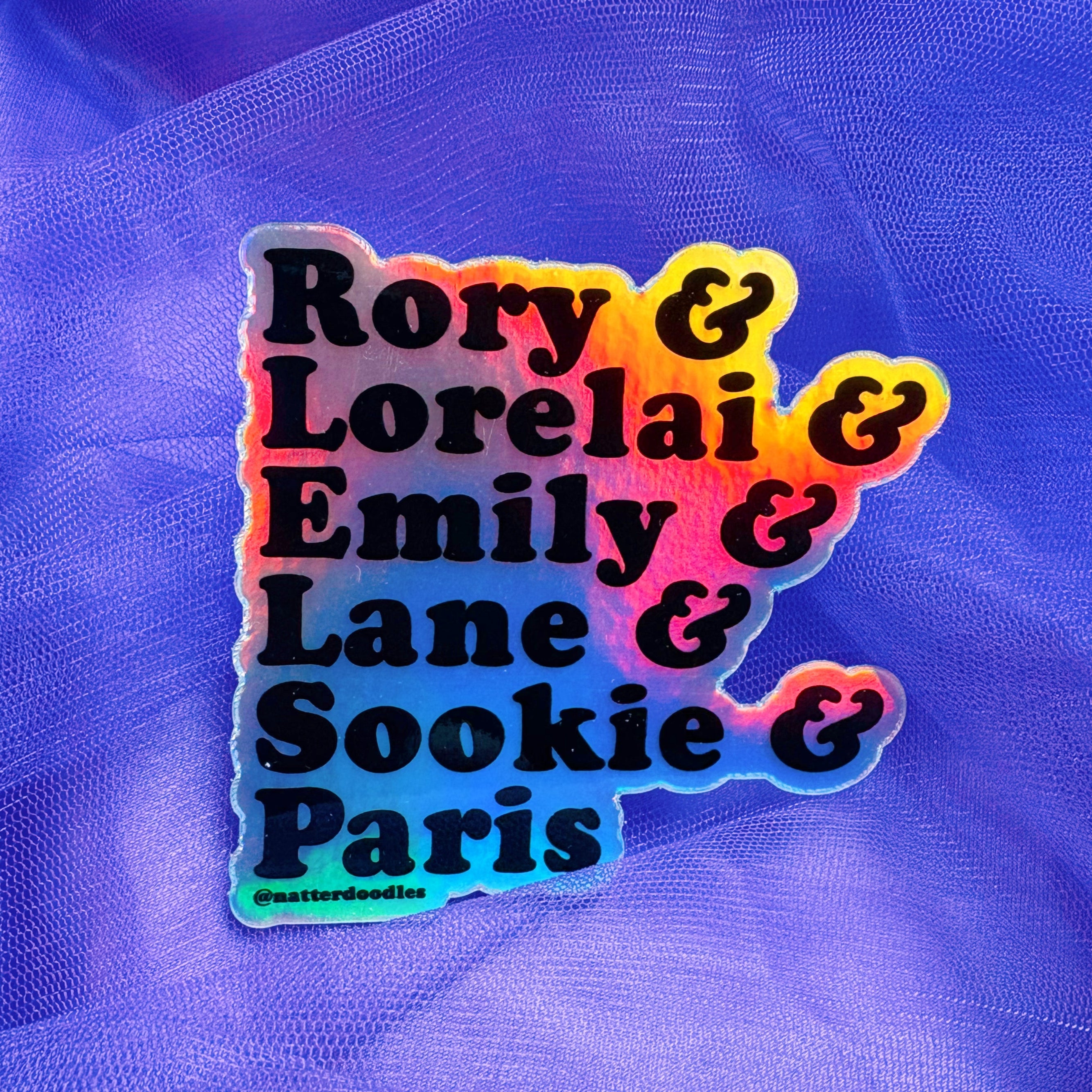 Rory & Lorelai & Emily & Sookie & Lane & Paris Sticker