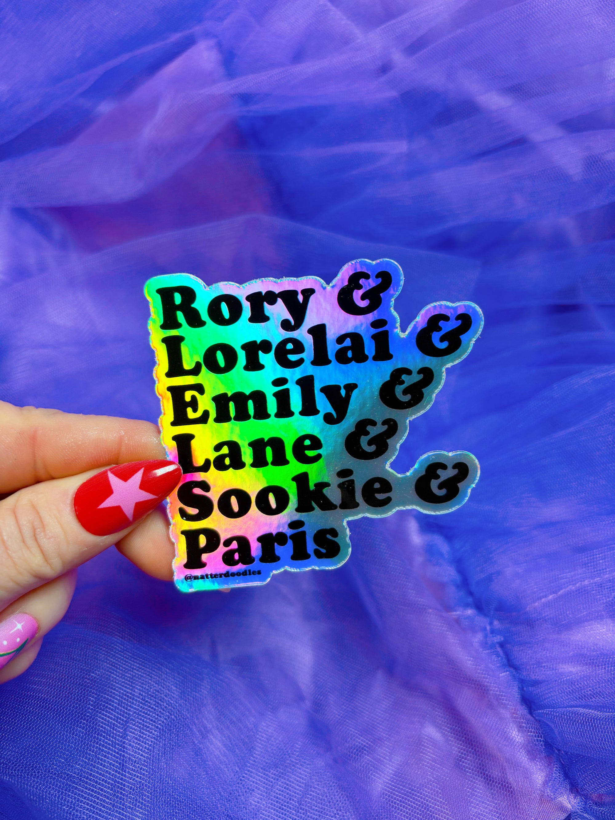 Rory & Lorelai & Emily & Sookie & Lane & Paris Sticker