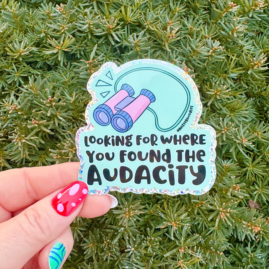 Looking for Where You Found the Audacity Sticker