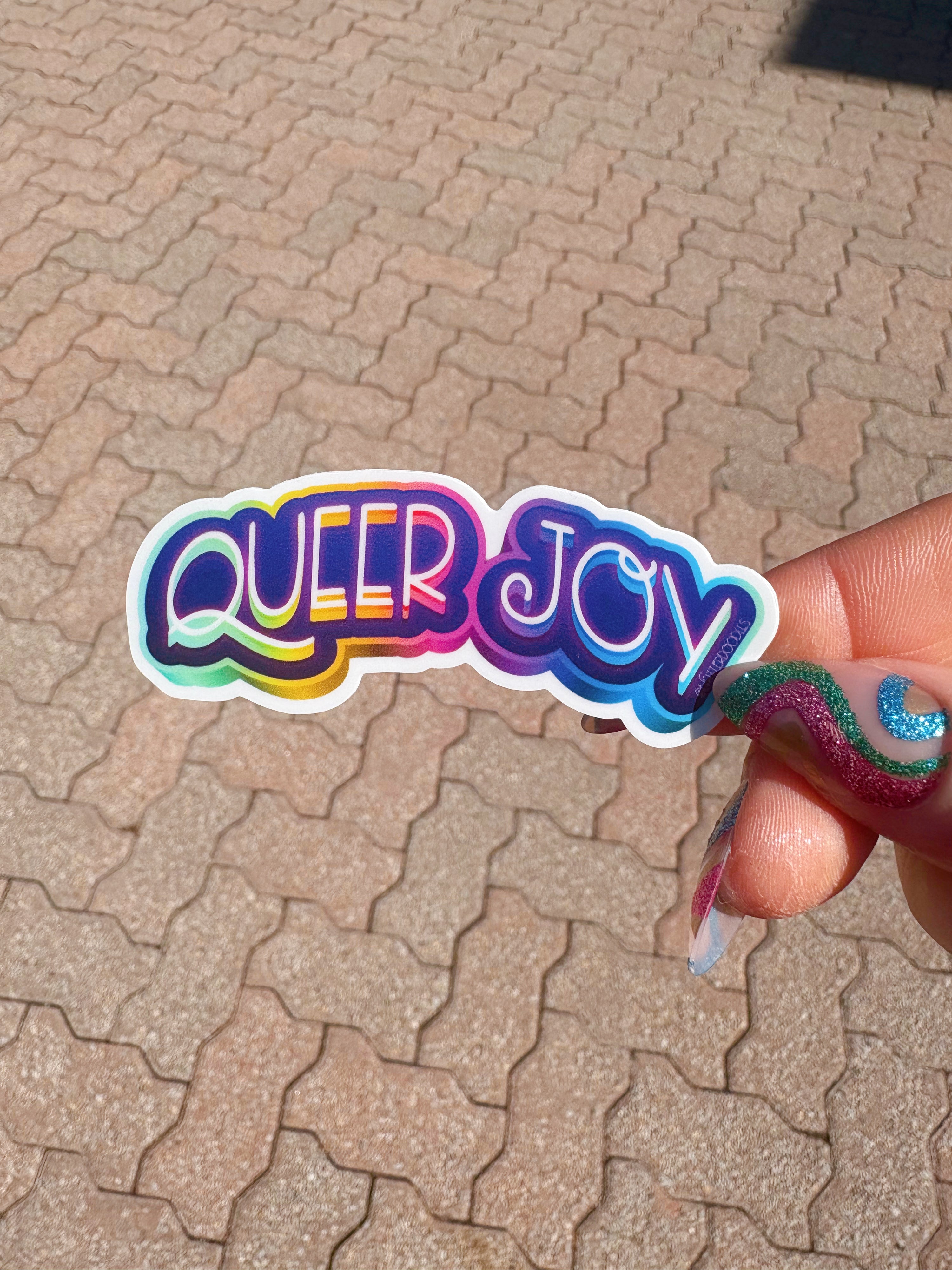 Queer Joy Rainbow Sticker