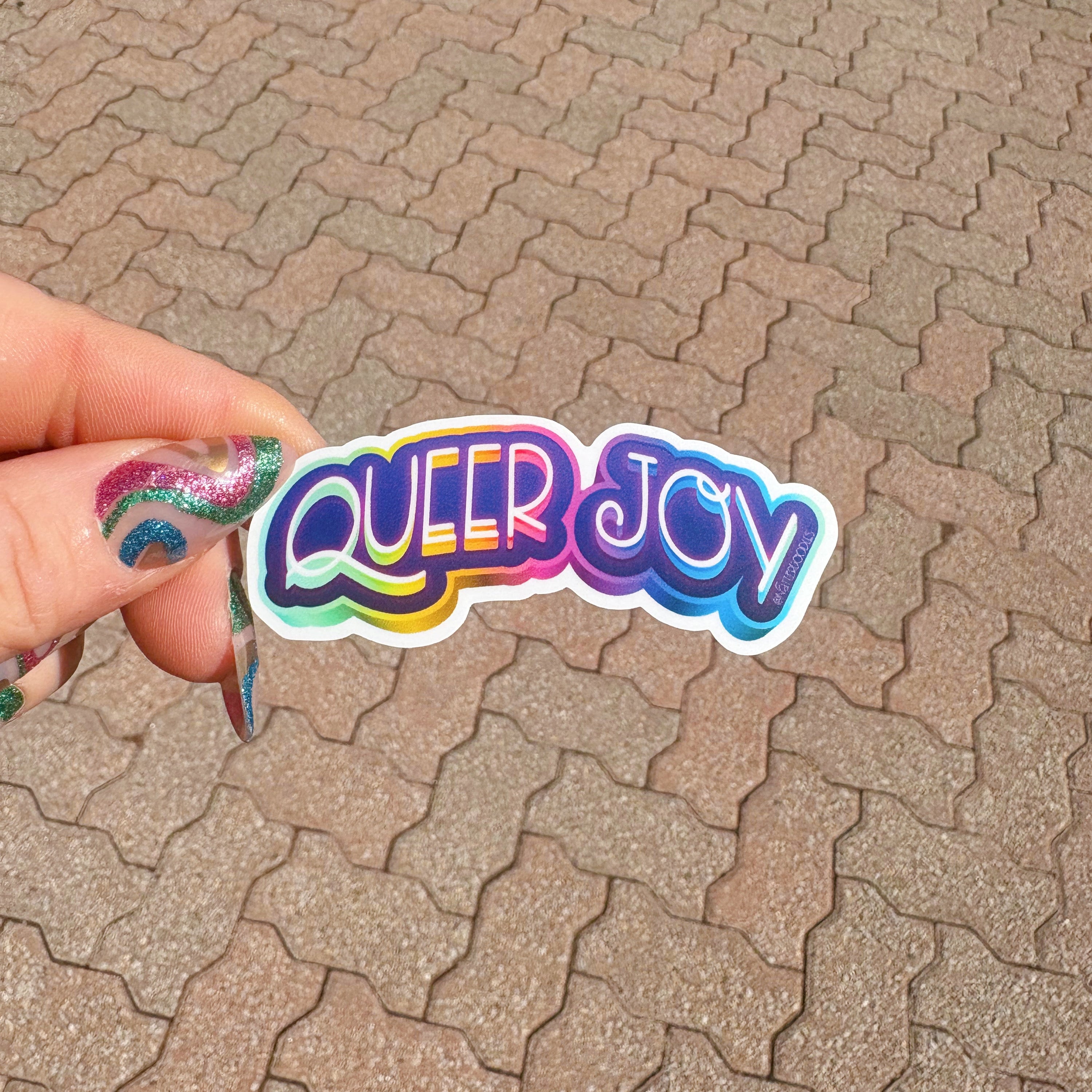 Queer Joy Rainbow Sticker