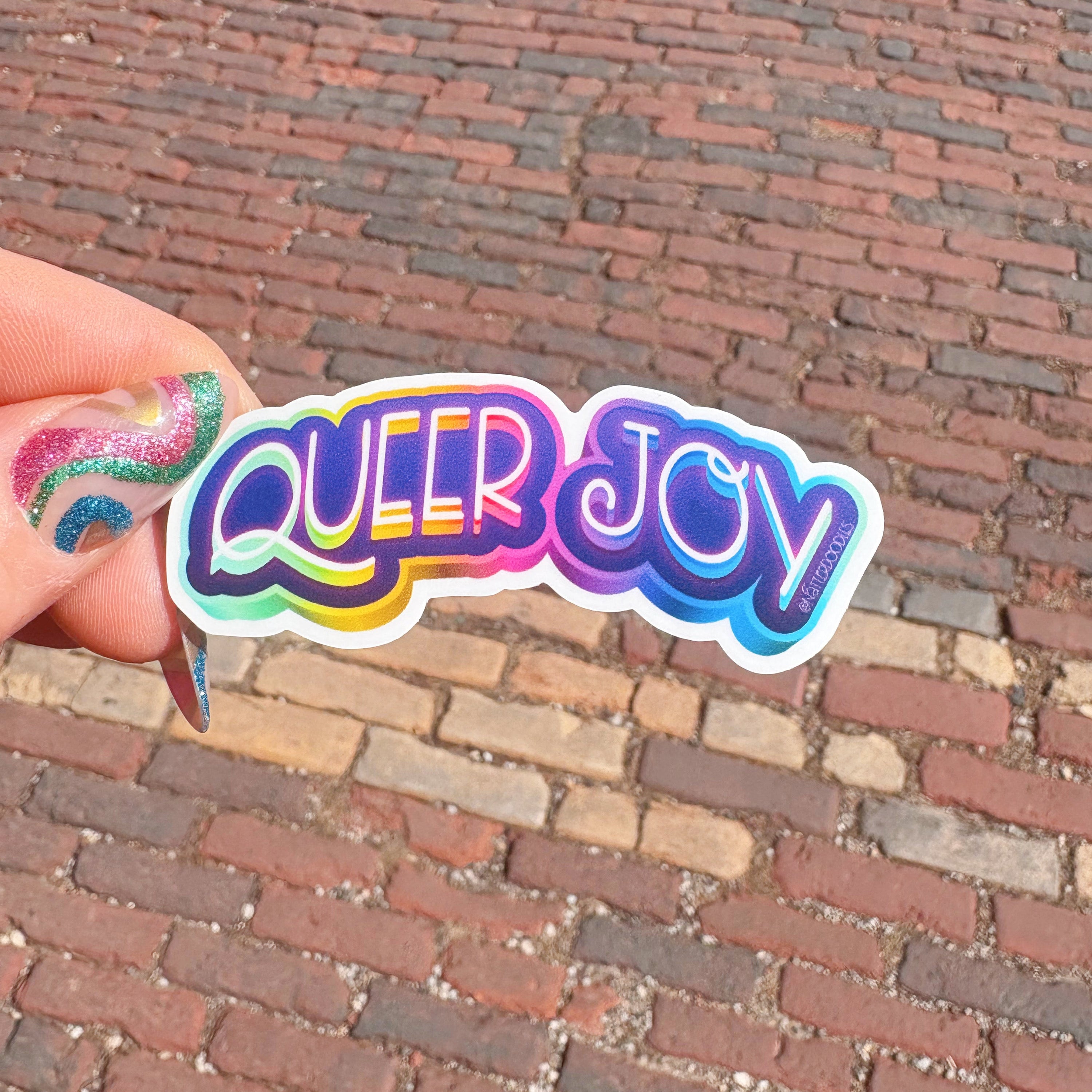 Queer Joy Rainbow Sticker