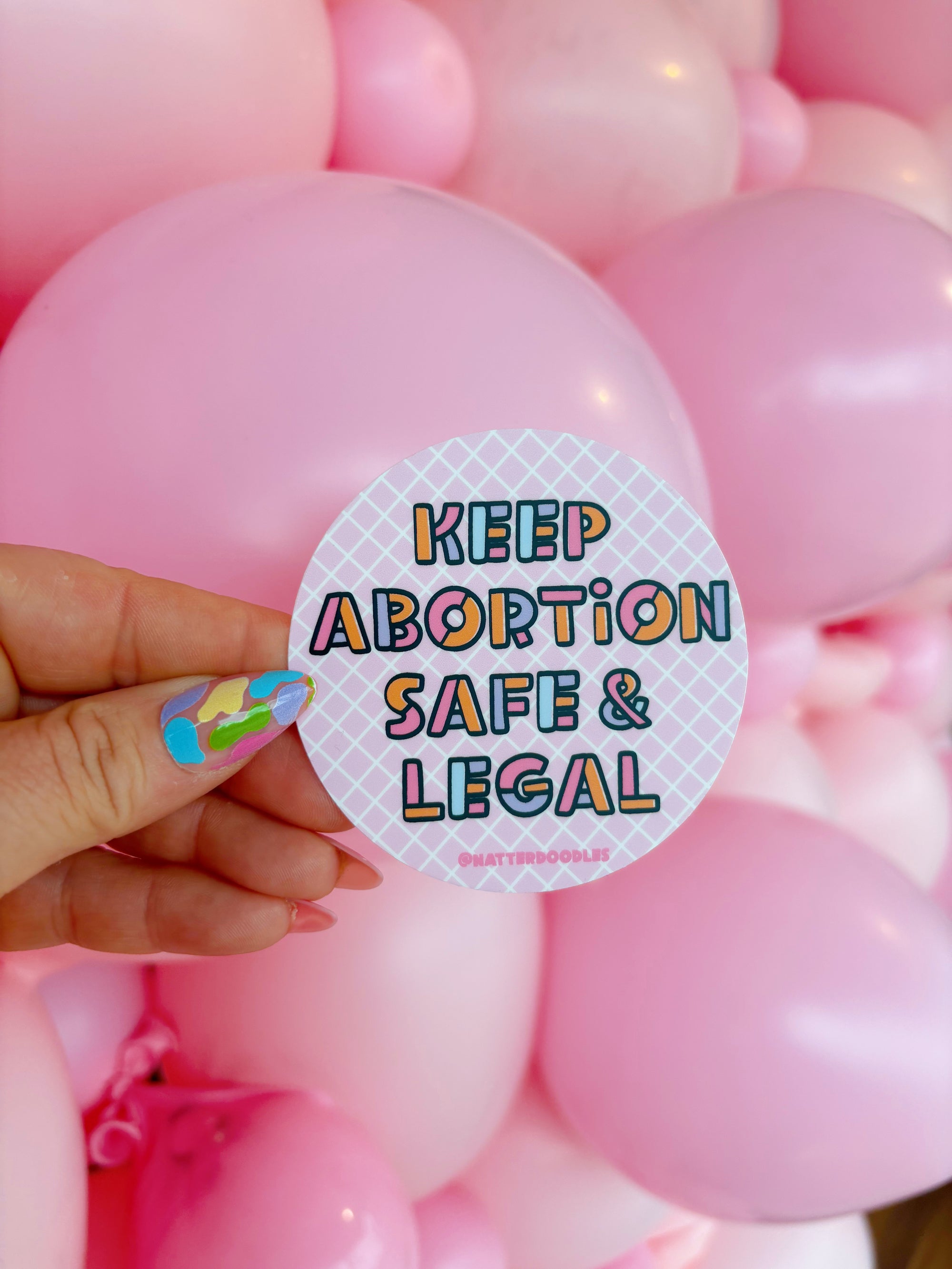 Keep Abortion Safe & Legal Sticker