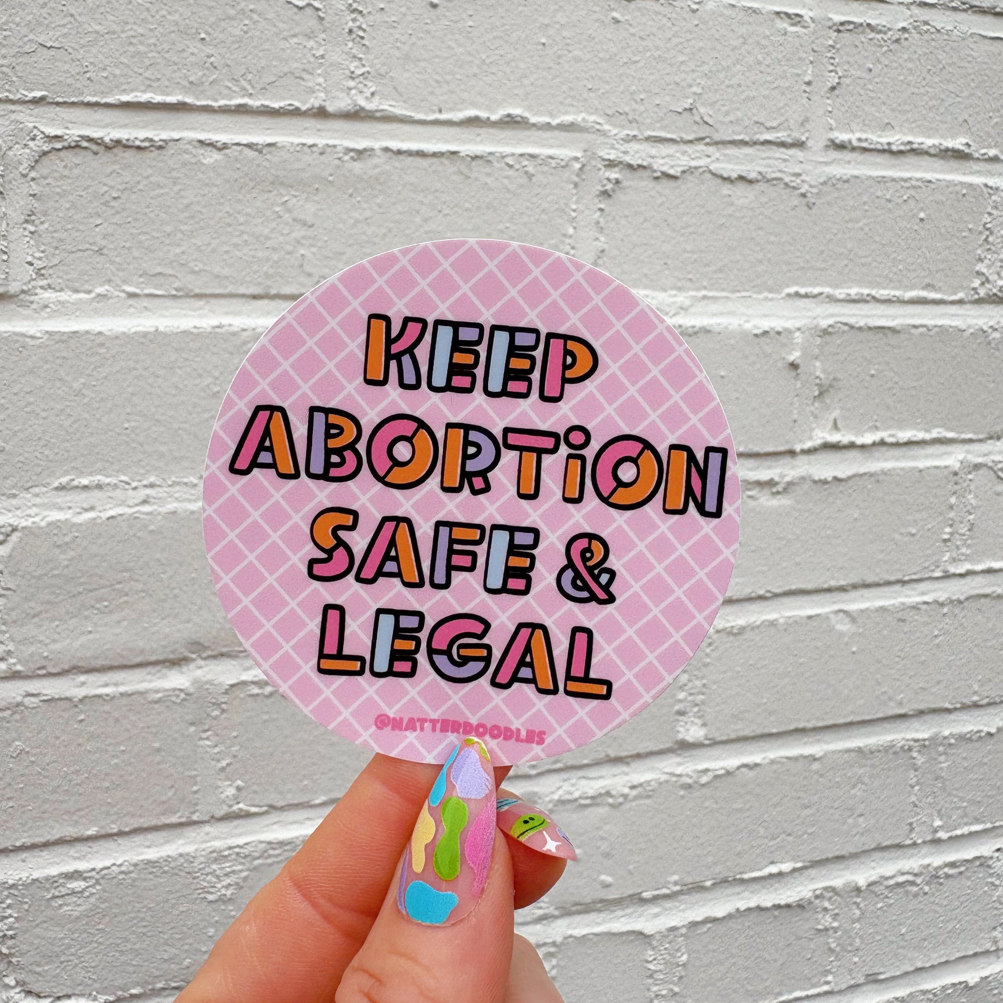 Keep Abortion Safe & Legal Sticker