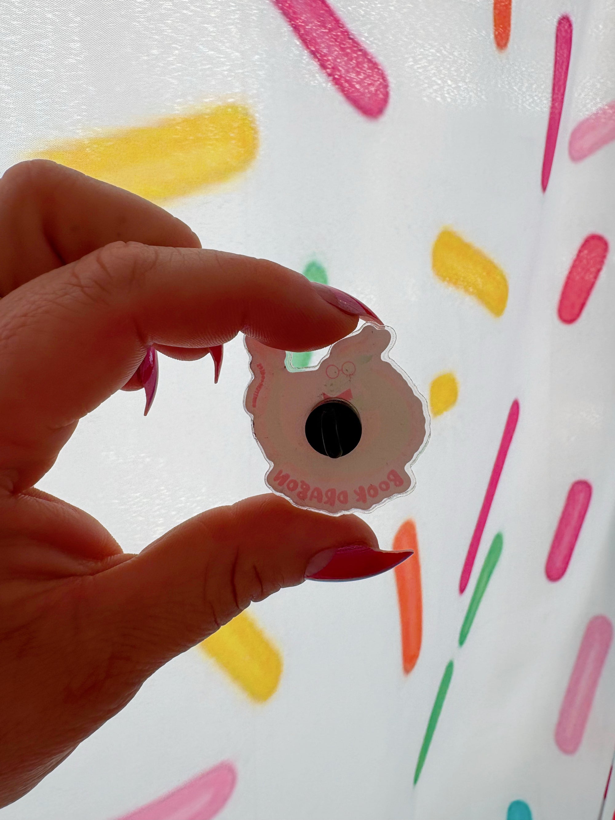 Book Dragon Pin