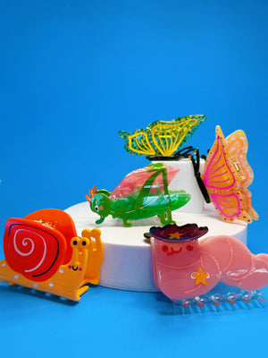 Slow Your Roll Snail Hair Claw Clip