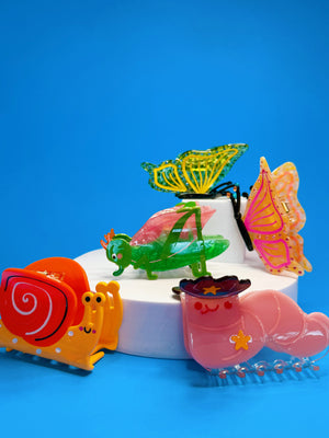 Slow Your Roll Snail Hair Claw Clip