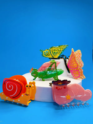 Slow Your Roll Snail Hair Claw Clip