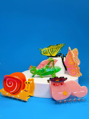 Slow Your Roll Snail Hair Claw Clip