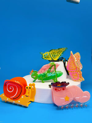 Slow Your Roll Snail Hair Claw Clip