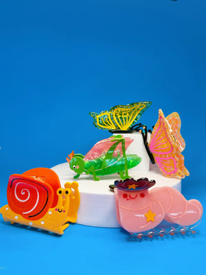 Slow Your Roll Snail Hair Claw Clip