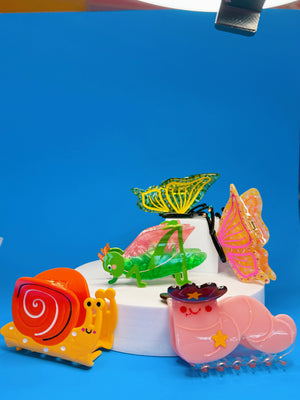 Slow Your Roll Snail Hair Claw Clip