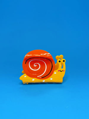Slow Your Roll Snail Hair Claw Clip