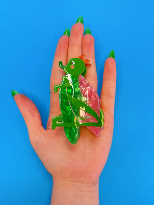 Hop to It Grasshopper Hair Claw