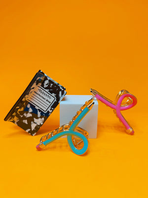 Write Side of History Pencil Hair Claw