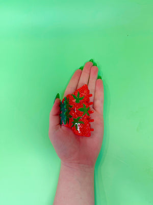 Berry Cute & Claw-ver Hair Claw